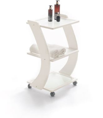 Carrello in legno tre ripiani