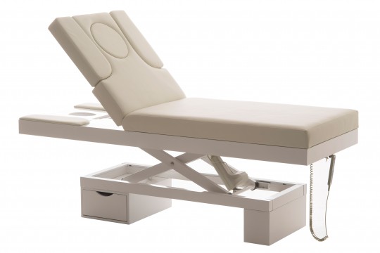 Lettino elettrico con cromoterapia e materasso riscaldato