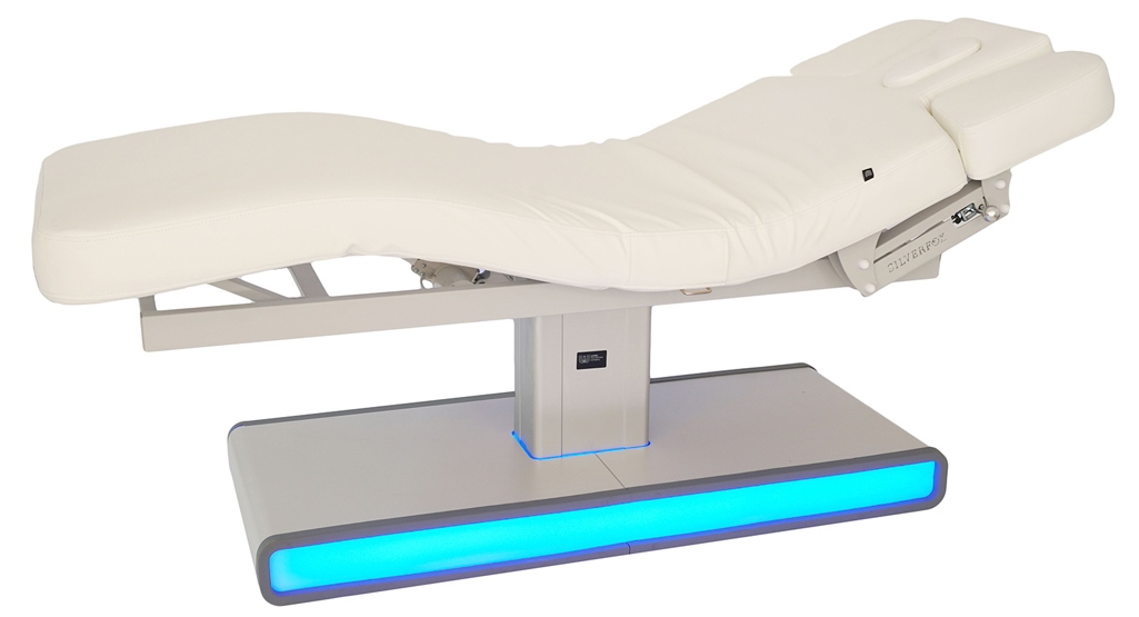 Lettino elettrico spa, base led colore intercambiabile