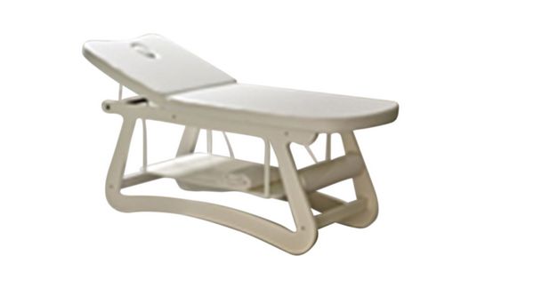 Lettino estetica con struttura in legno