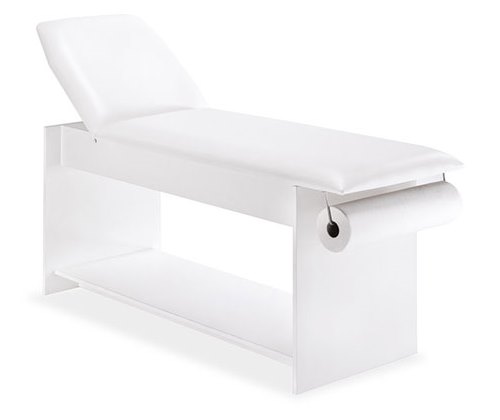 Lettino in nobilitato bianco
